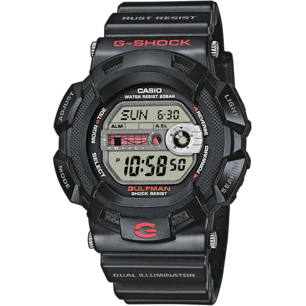 G-Shock G-9100-1ER watch - Gulfman