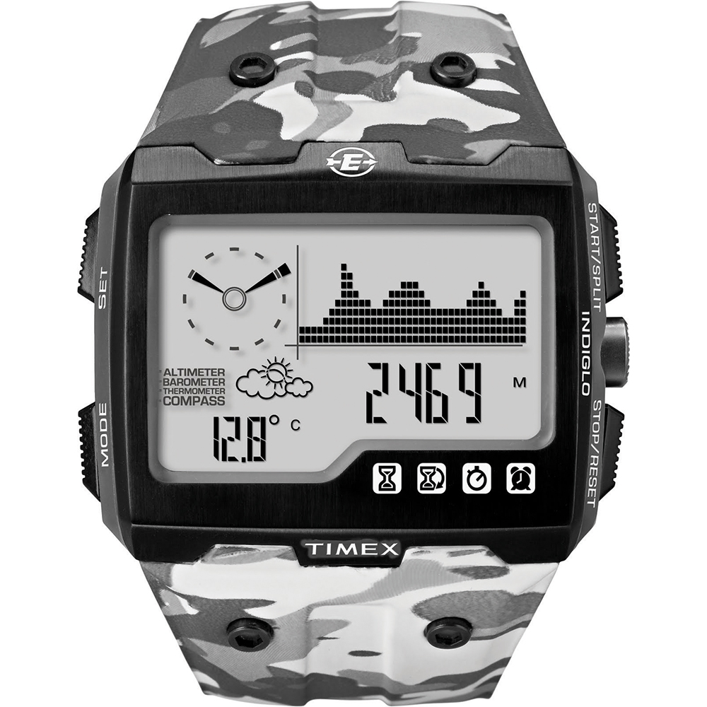 Timex T49841 Watch - Expedition WS4 Camo White/Grey