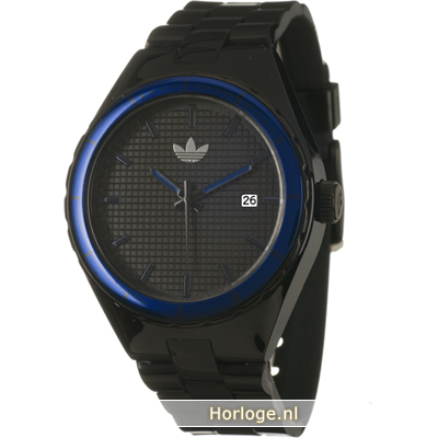 ADIDAS BLACK & BLUE+DATE CAMBRIDGE WATCH ADH2094 NEW  