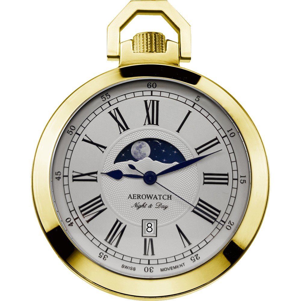 Aerowatch Pocket watches 44829-JA01 Lépines - Night & Day Zegarki kieszonkowe