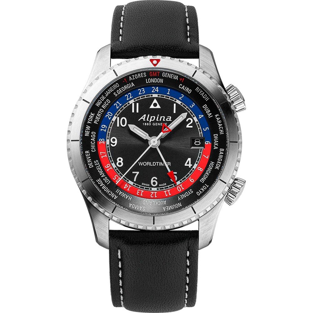 Alpina Startimer AL-255BRB4S26 Startimer Pilot Worldtimer Watch