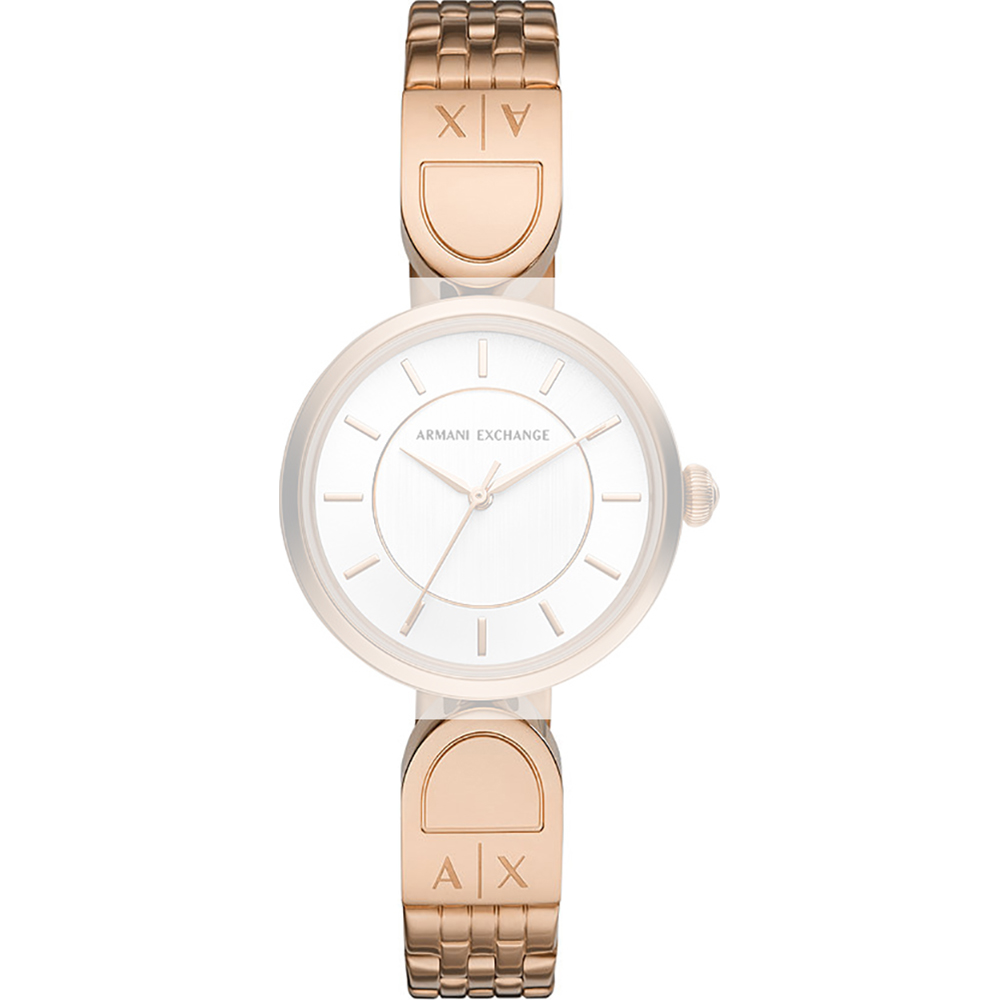 Armani Exchange Rose Gold watch