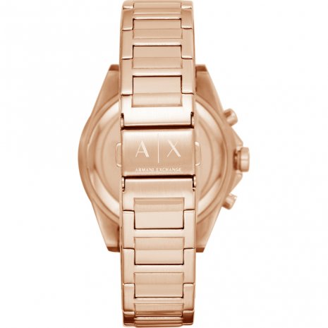 armani exchange watch rose gold