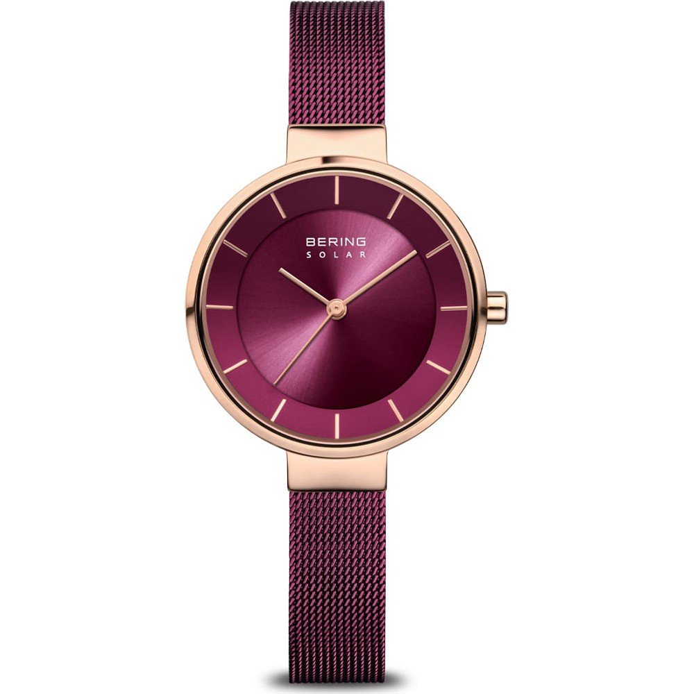 Bering solar watch ladies sale