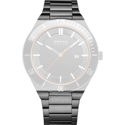 Bering PT-A14443S-BSU Solar Horlogeband