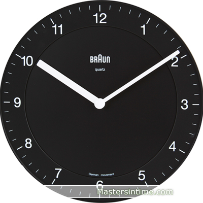 Braun BNC006BKBK Wall Clock Quartz Clock