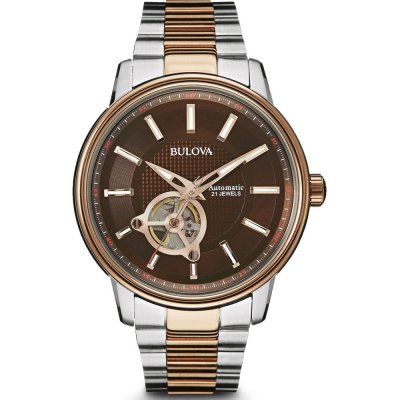 Bulova 98A140 BVA Open Heart Watch