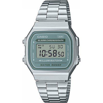 ⌚Reloj Casio Vintage mujer plateado con malla milanesa, LA670WEM-7EF.