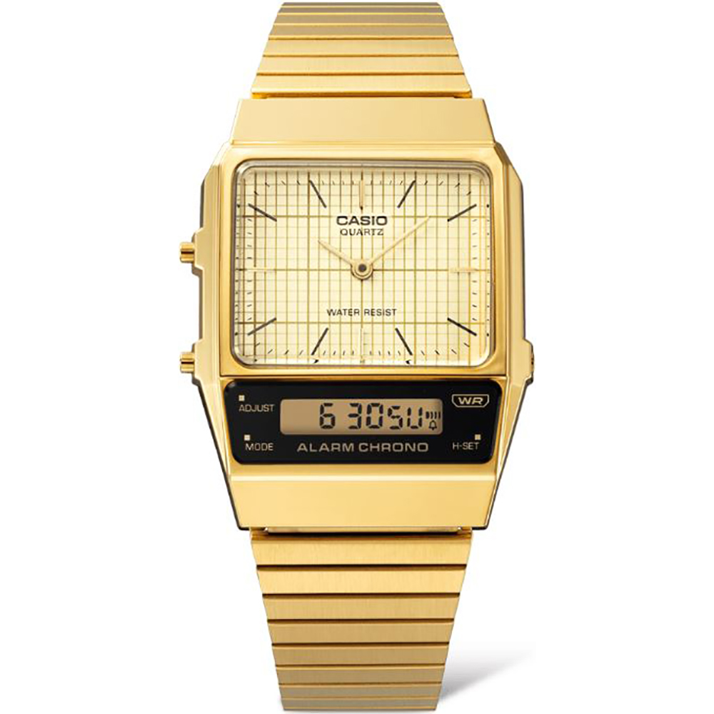 Casio Vintage Digital Black Gold