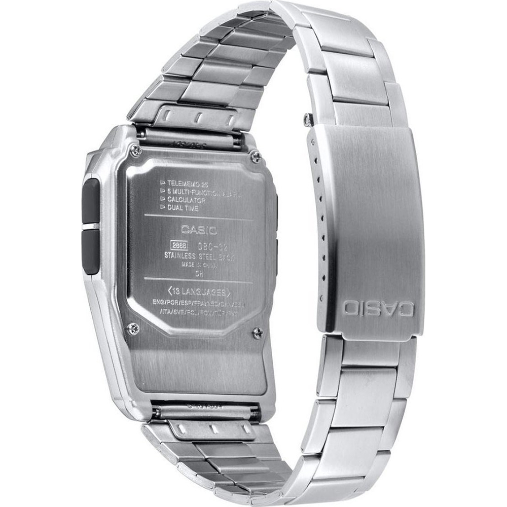 Casio Men's Ana-Digi Databank 10-Year Battery Watch, Black Resin Strap -  Walmart.com