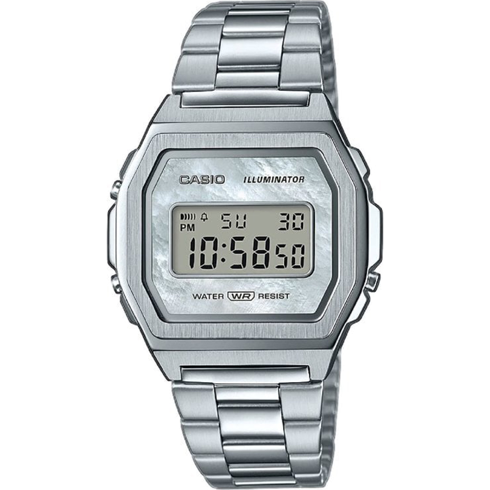 W218HD-1AV | Silver Digital Watch | CASIO