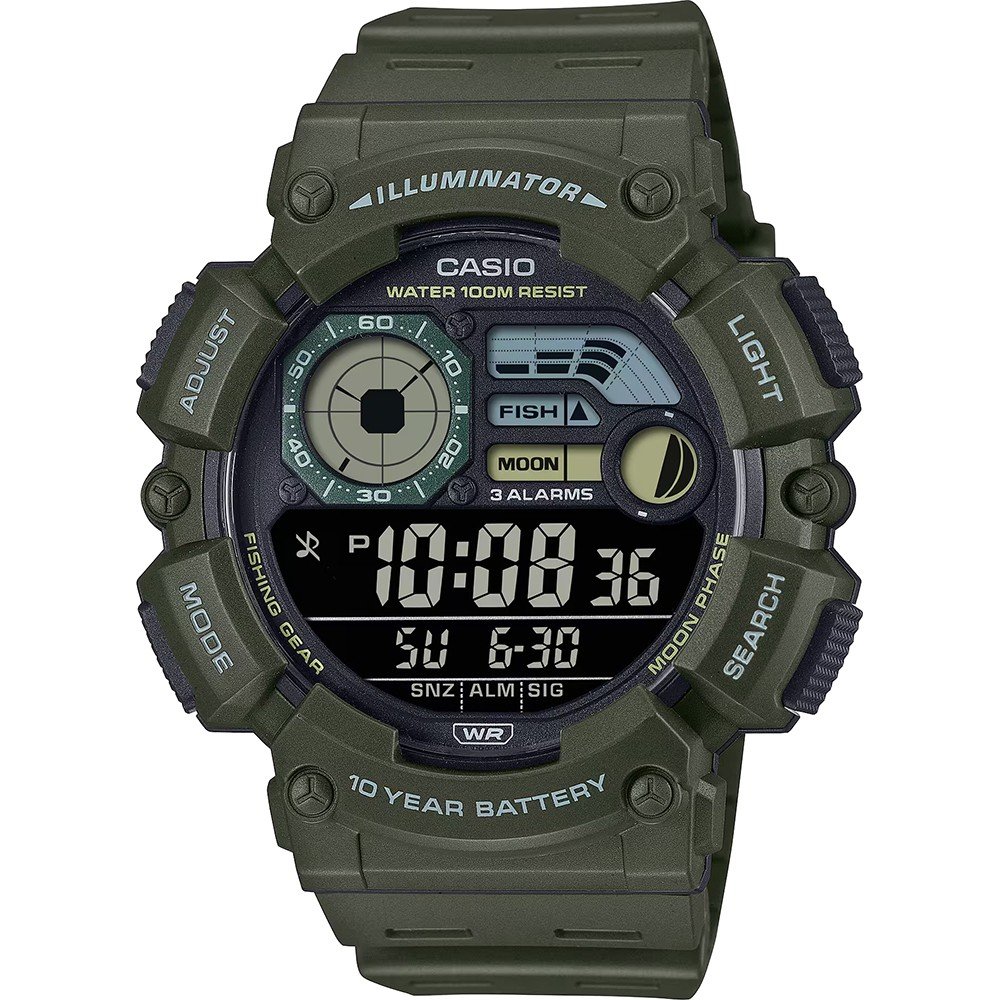 Casio Collection WS-1500H-3BVEF LCD Large Uhr