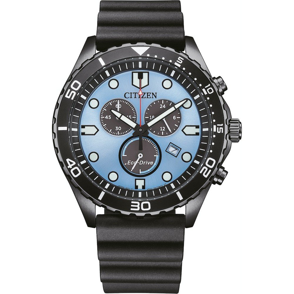 Citizen Sport AT2567-18L OF Sporty Aqua Chrono Watch