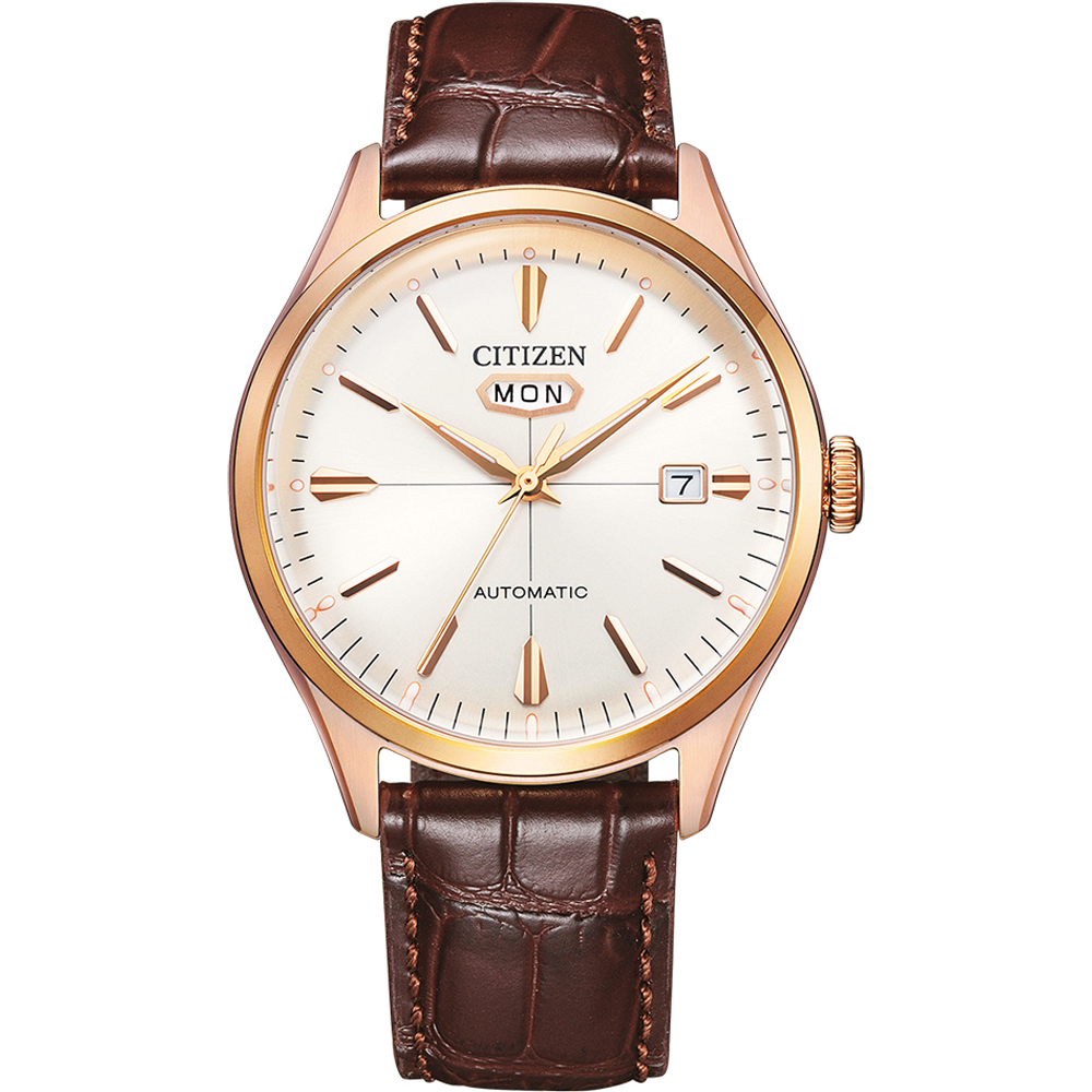 Citizen Men's C7 Series Automatic Green Dial Brown Leather Strap Watch –  Chronobuy