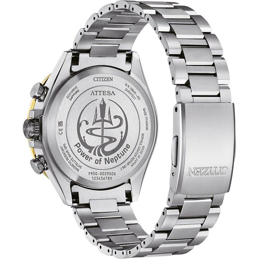 Citizen Eco-Drive Attesa Satellite Timekeeping and Super Titanium Black  Polyurethane Strap Watch - 44.5mm - CC4055-14H | REEDS Jewelers
