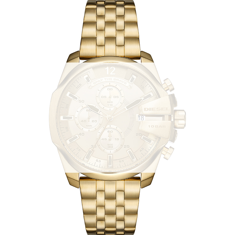 定番大人気DIESEL DZ4565 BABY CHIEF 腕時計 ゴールド 時計