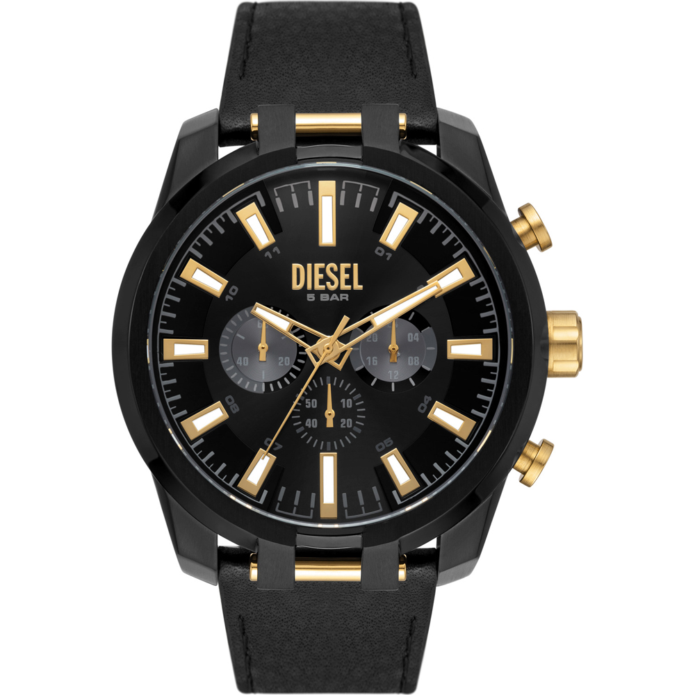 Diesel Men's Diesel Cliffhanger Chronograph Brown Leather Strap Watch |  Dillard's