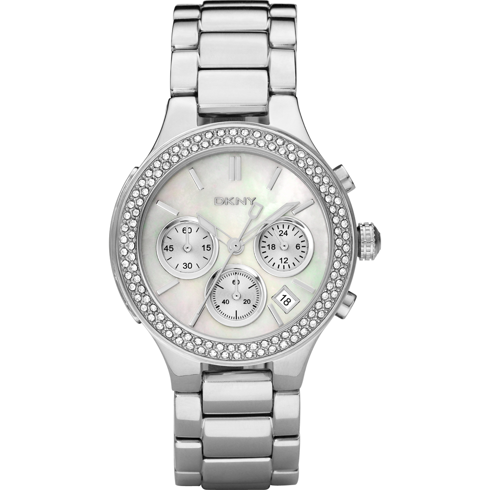 DKNY NY8057 Smartwatch watch - Broadway Silver Glitz