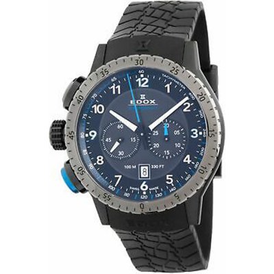 Edox 10305-37GNBU-NBU1 Chronorally 1 Watch