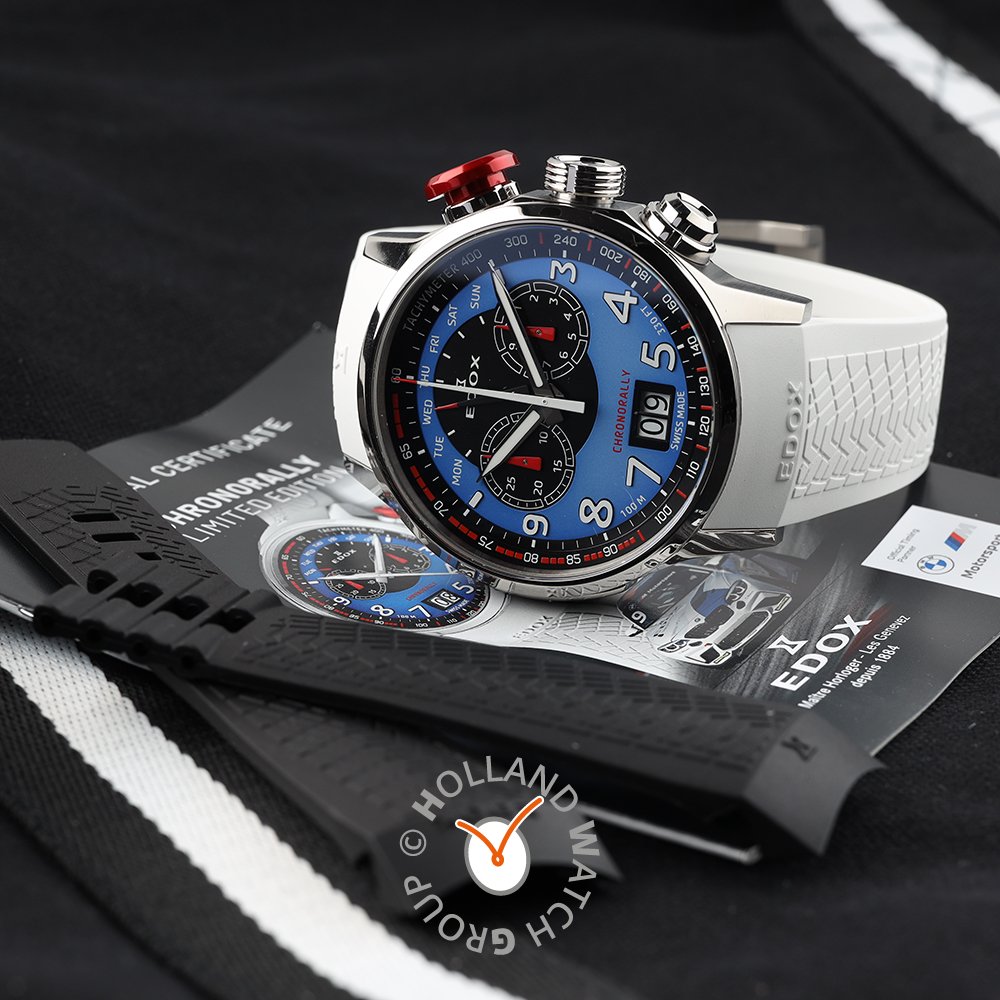 Edox Chronorally 38001 TINR BUDN Chronorally BMW M Motorsport Limited Edition Watch