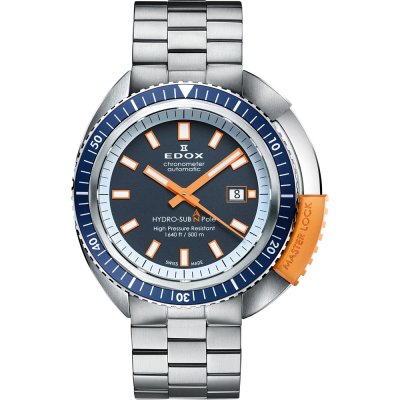 Edox 80201-3BUO-BU Hydro Sub Watch