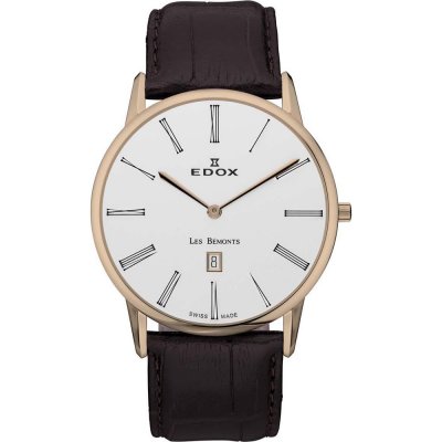 Edox 26023-37R-BR Les Bémonts Watch