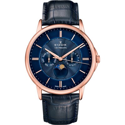 Edox 40002-37R-BUIR Les Bémonts Watch