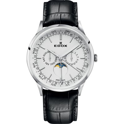 Edox 40101-3C-AIN Les Vauberts Watch