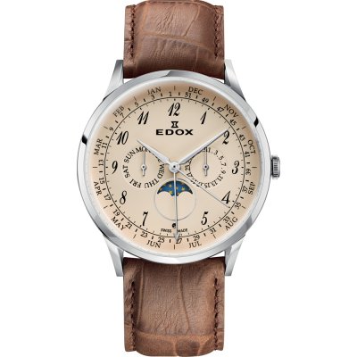 Edox 40101-3C-BEBN Les Vauberts Watch