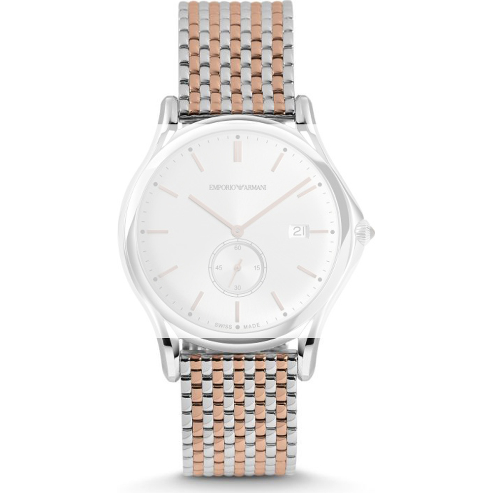 emporio armani watch steel strap