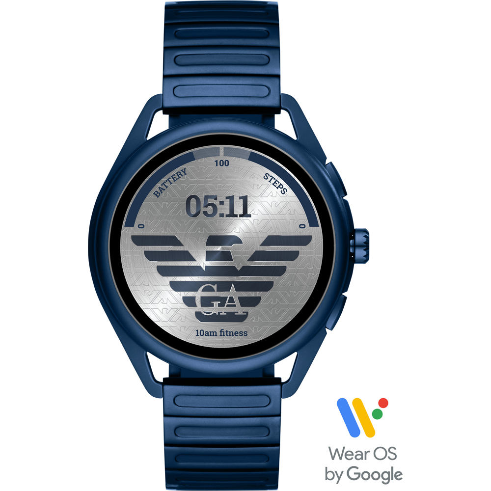 emporio armani blue watch