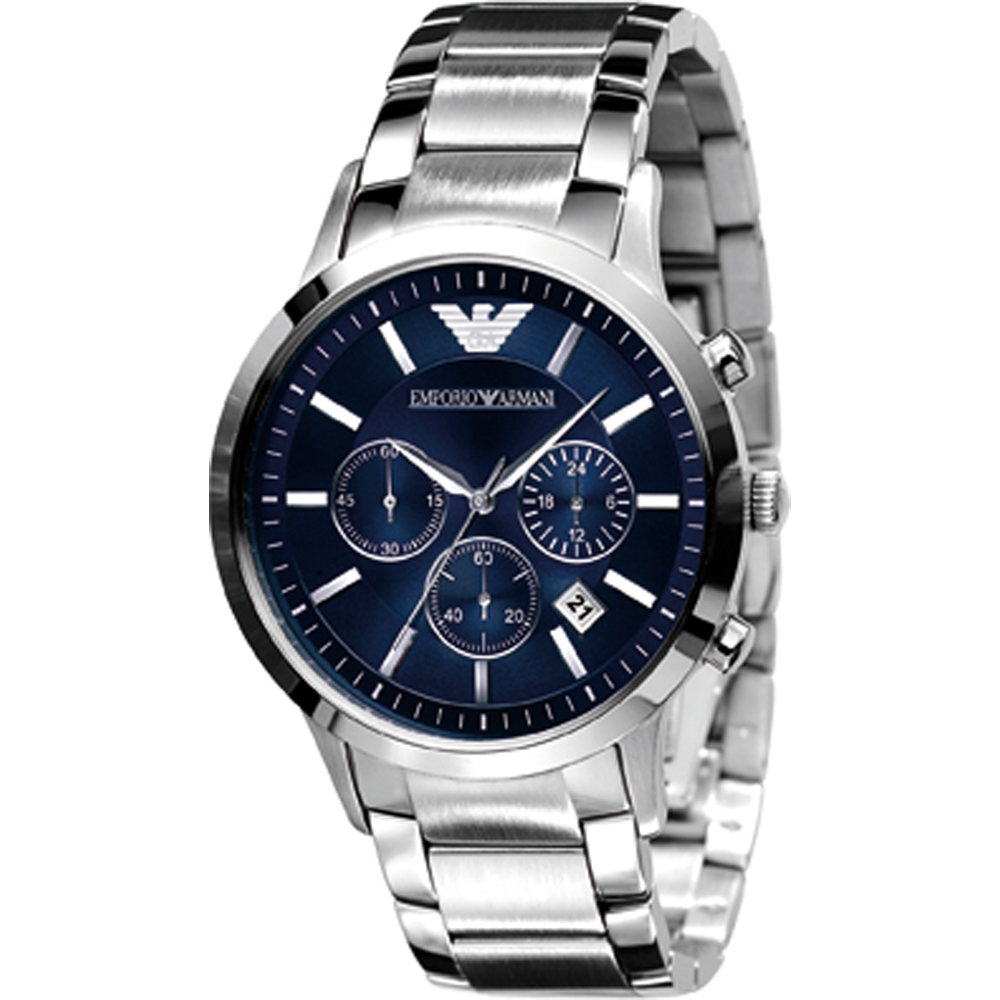 armani watch steel