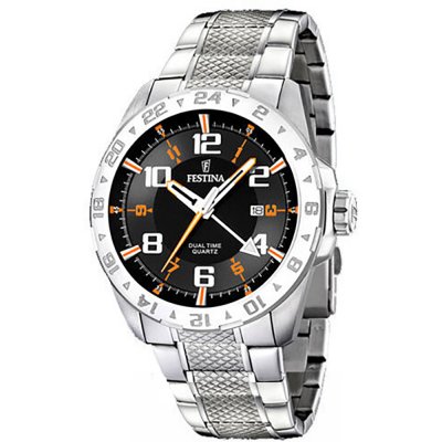 Festina Watch  Two Timezone F16490/2