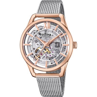 Festina F20628/1 Automatic skeleton Watch