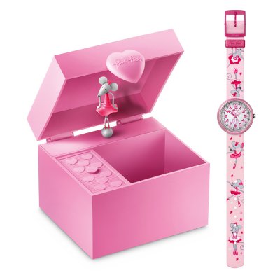 Flik Flak FTB015 Dancing mouse Music Box Watch