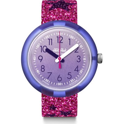 Flik Flak 5+ Power Time FPNP054 Glitter Stars Watch