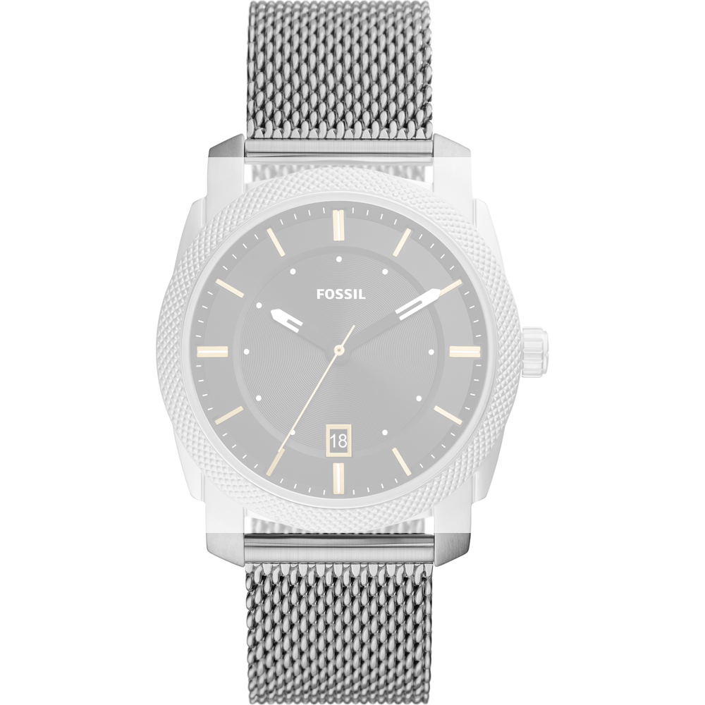 Fossil watch hot sale mesh band