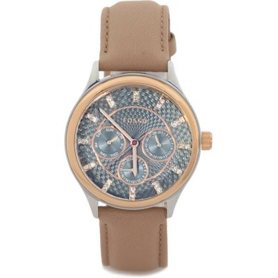 Modern sophisticate multifunction cheap wine leather watch