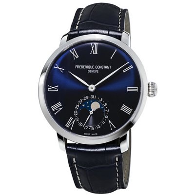 Frederique Constant FC-705NR4S6 Slimline Moonphase Manufacture Watch