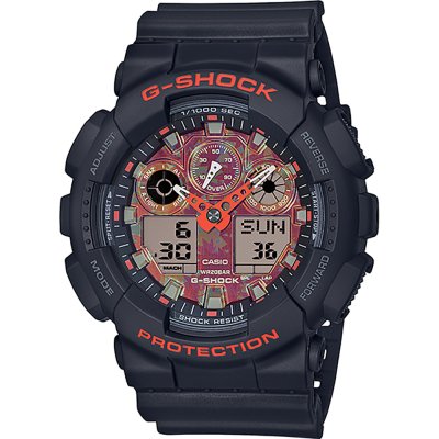 G-Shock Classic Style GA-100TAL-1A Autumn Leaves Watch