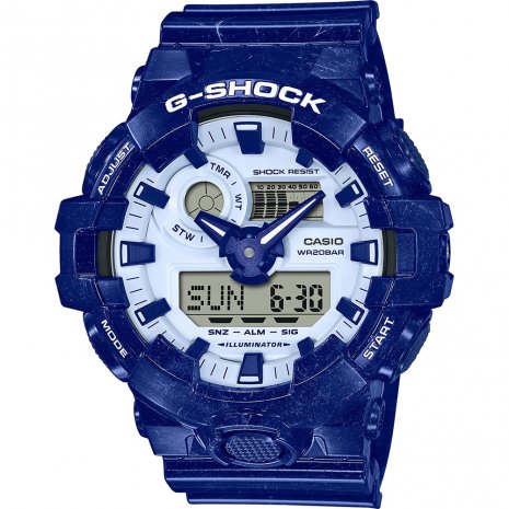 G-Shock GA-700SKE-7AER watch - Skeleton Series - White