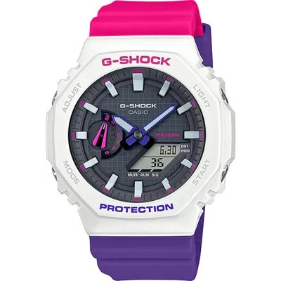 G-Shock Classic Style GA-2100THB-7A Carbon Core - Throwback 90's Watch