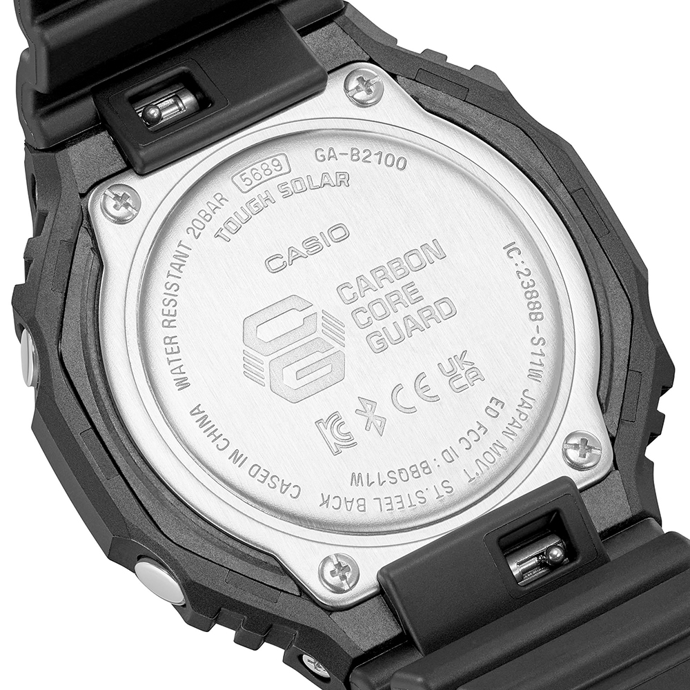 G-Shock Classic Style GA-B2100-1A1ER Carbon • 4549526322839 Watch Guard EAN: Core •