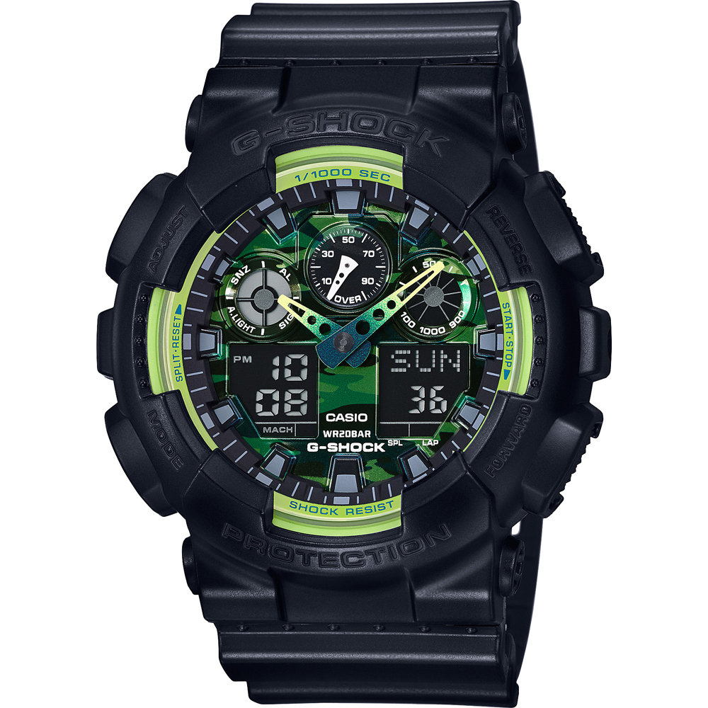 G-Shock Classic Style GA-100LY-1A Classic Lime Watch