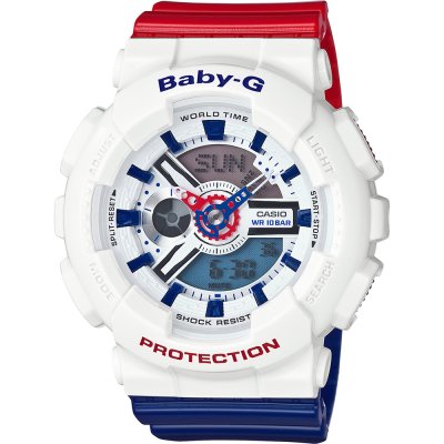 G-Shock Baby-G BA-110TR-7A Classic Tri Color Watch