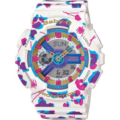 G-Shock Baby-G BA-110FL-7A Flower Watch