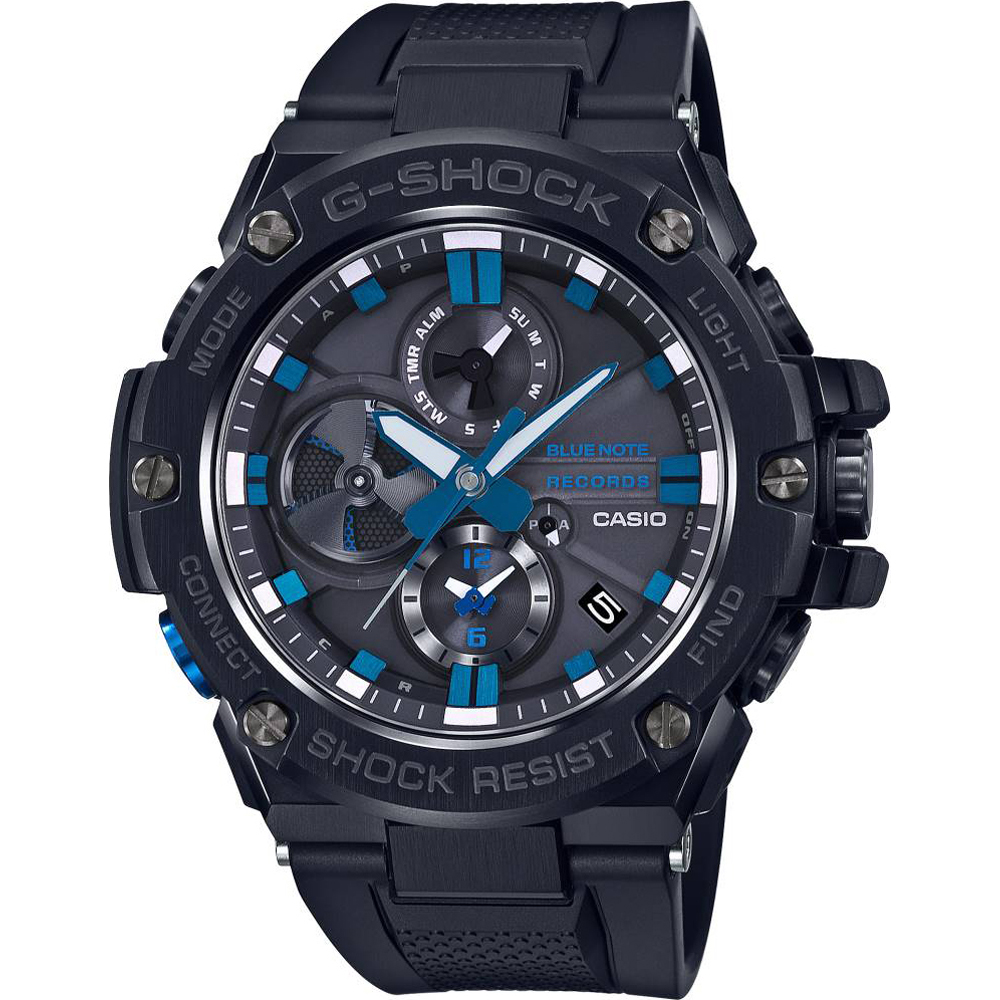 G-Shock G-Steel GST-B100BNR-1A G-Steel - Blue Note Records Watch