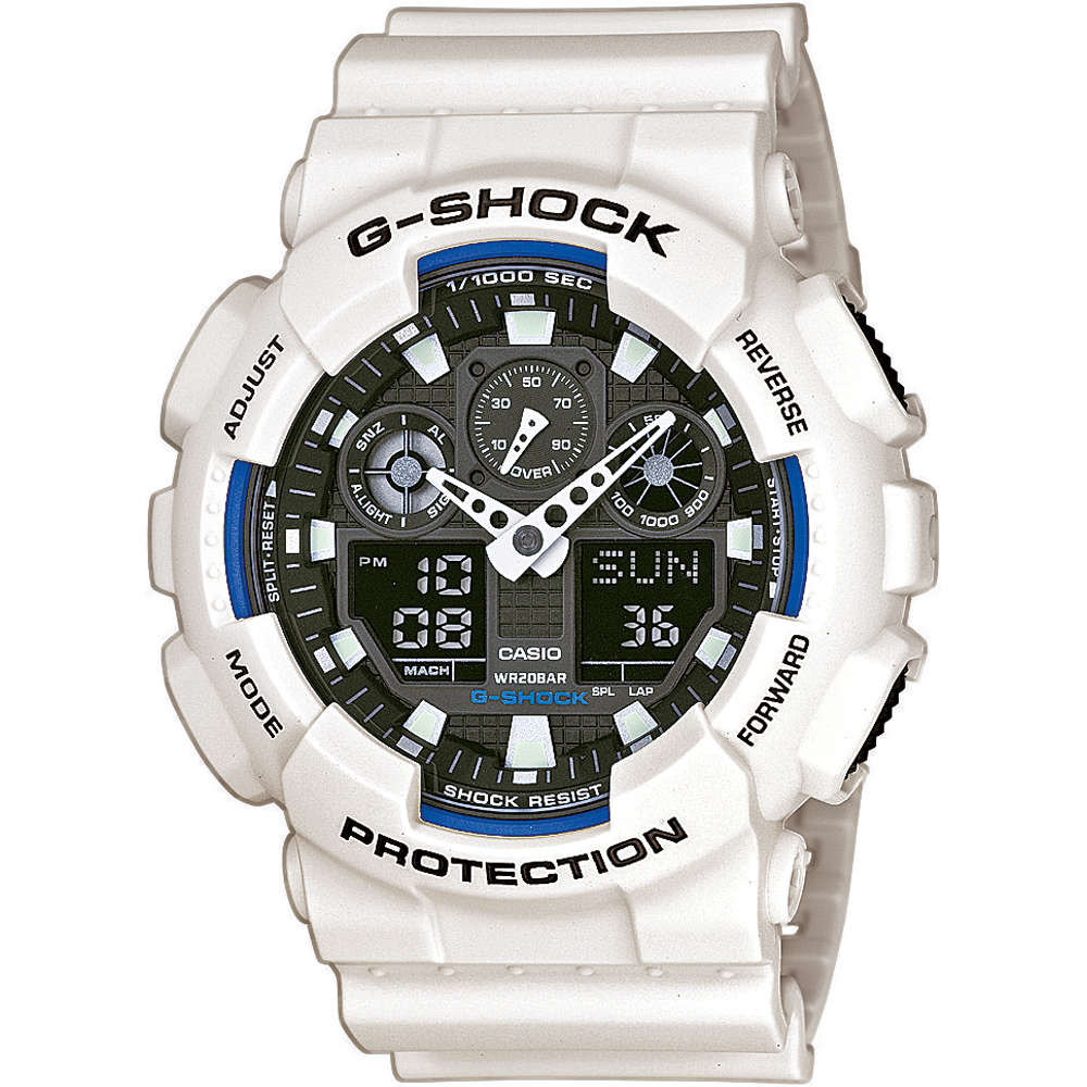 G-Shock Classic Style GA-100B-7AER Ana-Digi Watch • EAN: 4971850948377 •