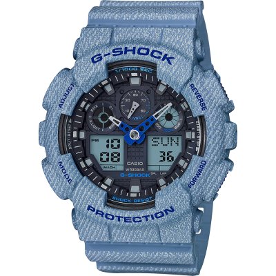 G-Shock Classic Style GA-100DE-2AER Denim Color Watch