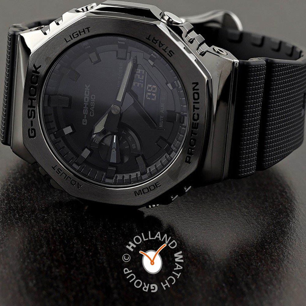 G-Shock G-Metal GM-2100BB-1AER Metal Covered Watch • CasiOak 4549526344343 EAN: •